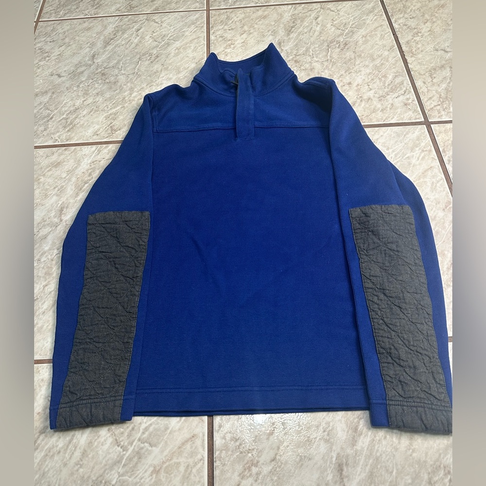 Banana Republic Men’s Cotton Deep Blue Quarter Zip Size Small